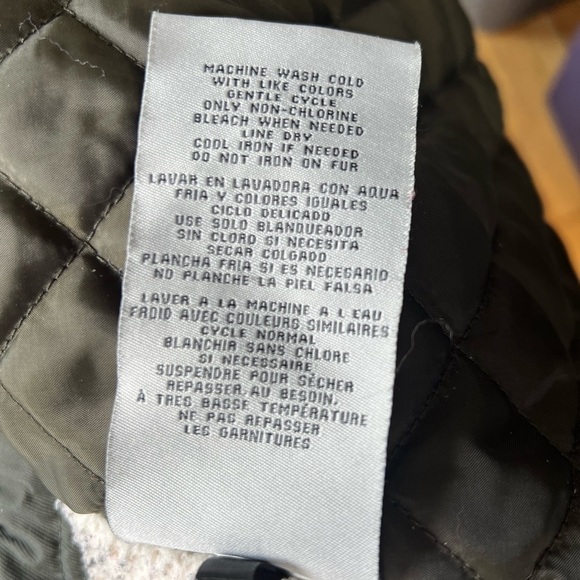 Levi’s faux fur lined jacket size M parka hooded - Picture 7 of 9